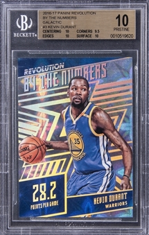 2016-17 Panini Revolution "By the Numbers Galactic" #3 Kevin Durant - BGS PRISTINE 10